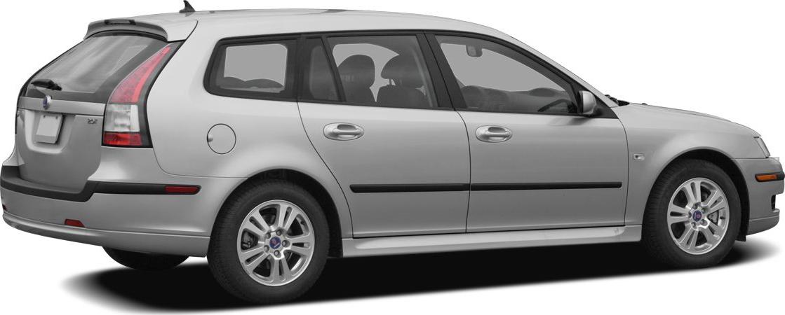 Side profile of a silver station wagon with alloy wheels and distinct tail lights