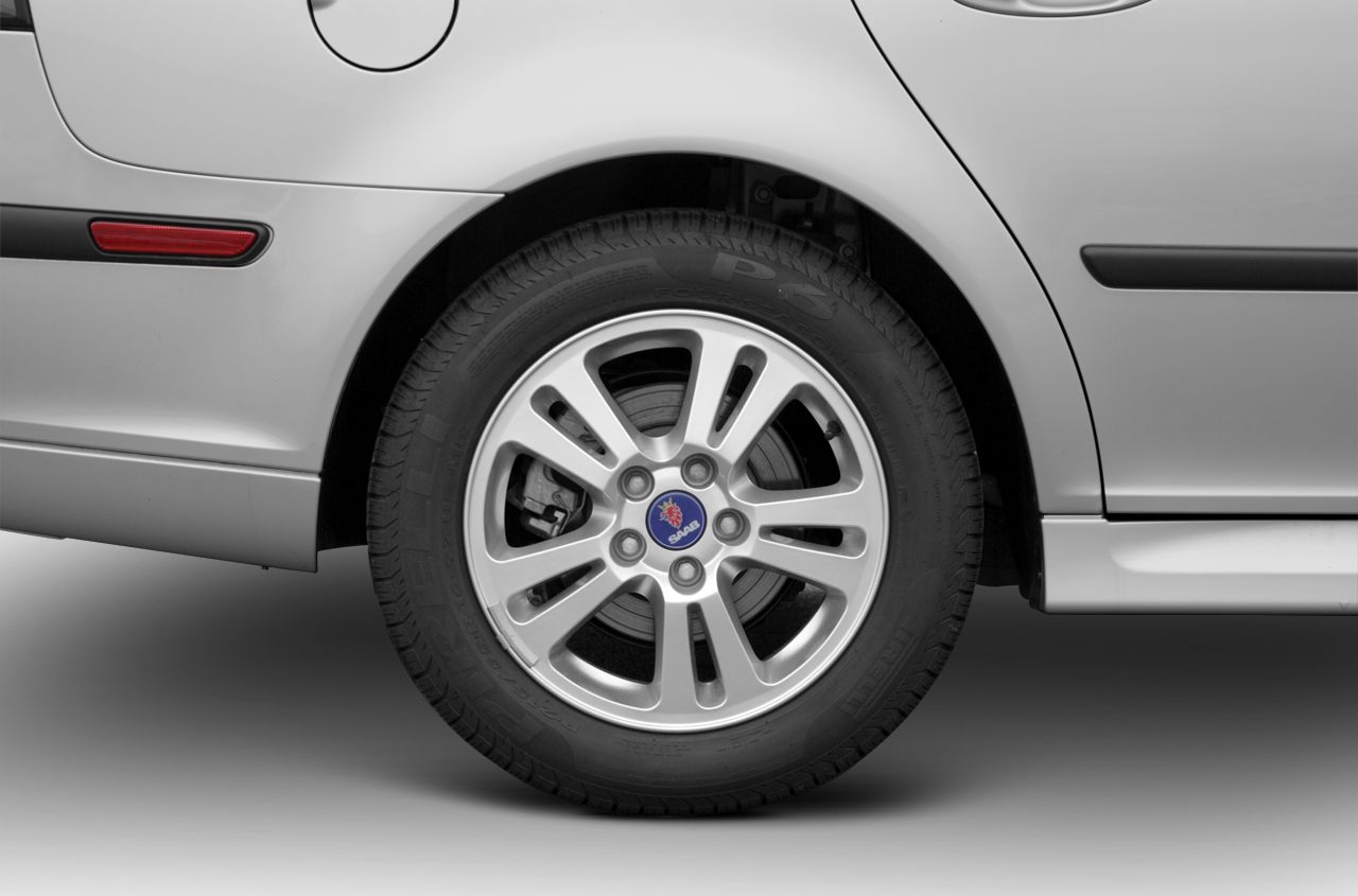 Rear wheel with alloy rim and tire detail
