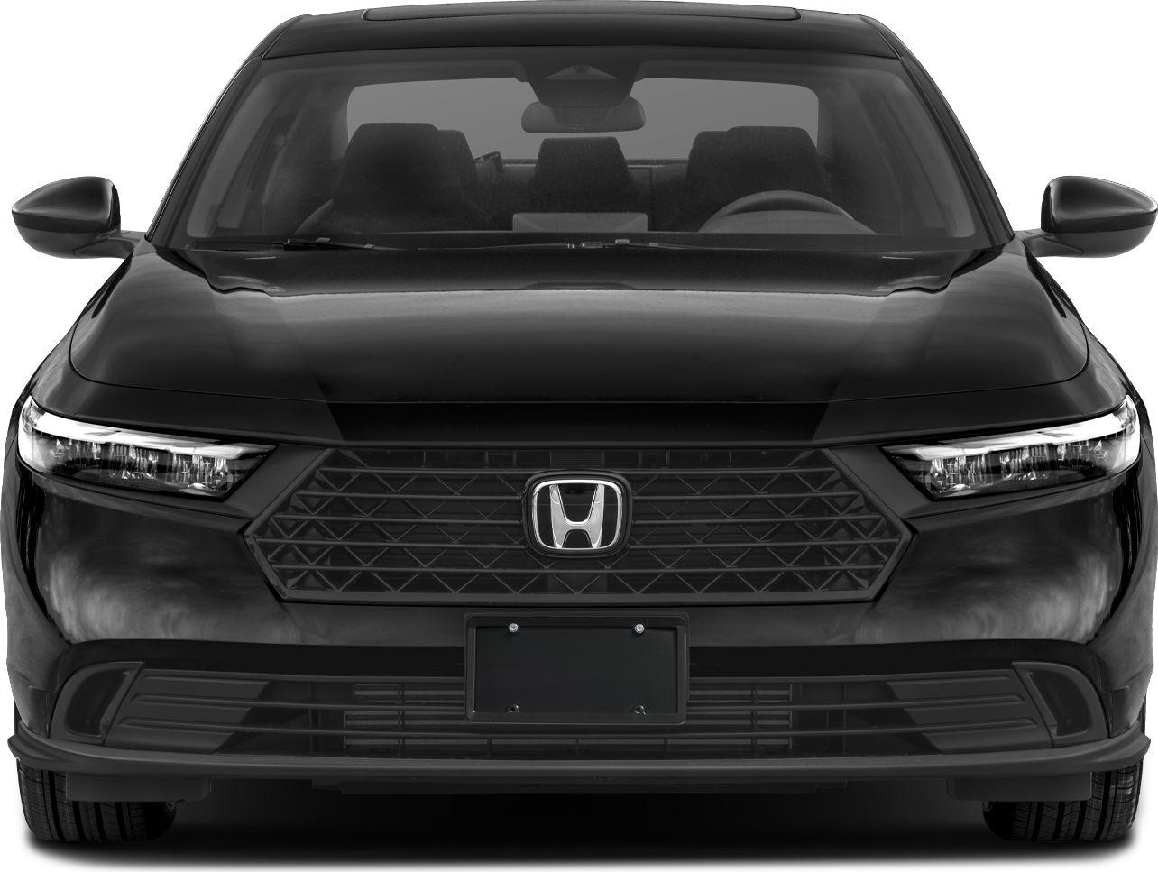 Front view showing grille and LED headlights