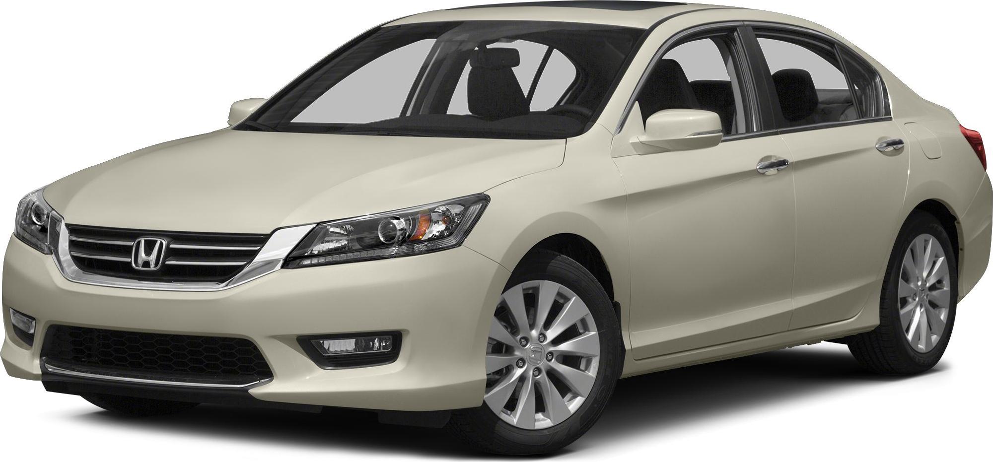 Front-side view of a mid-size sedan with sleek headlights and alloy wheels