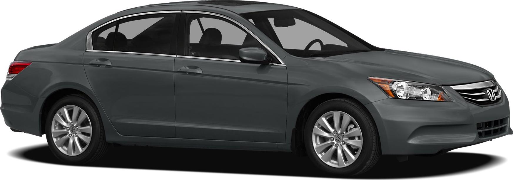 Side profile of a sedan with alloy wheels
