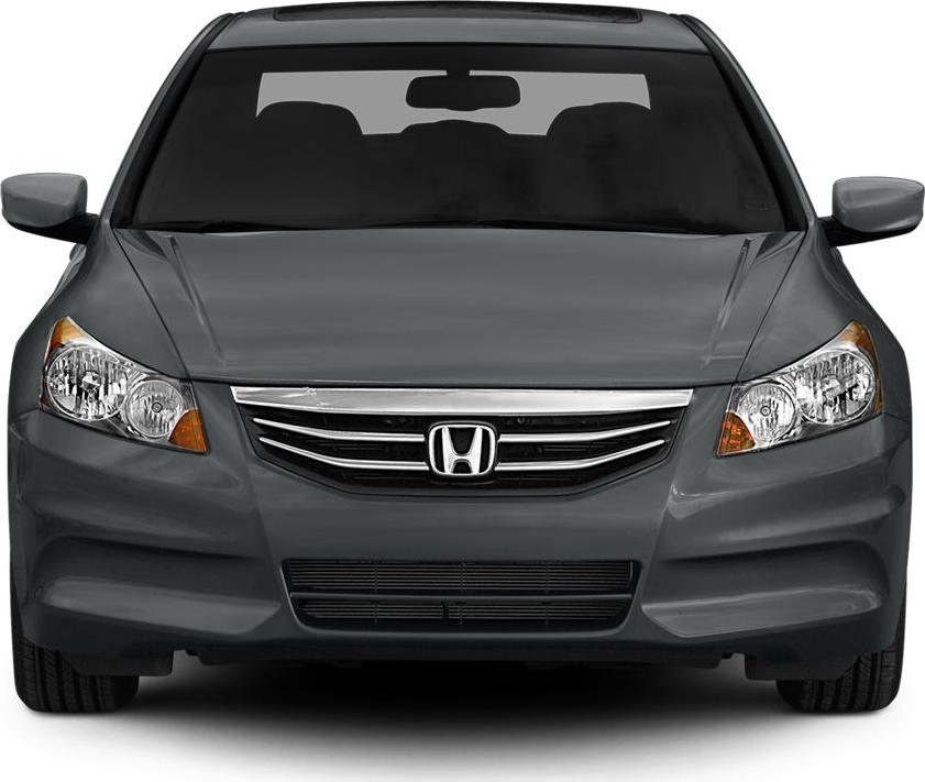 Front view showing grille, headlights, and bumper design