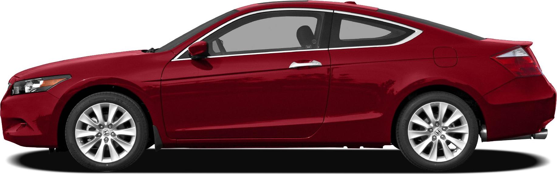 Side profile of a sleek red coupe with alloy wheels and modern design lines