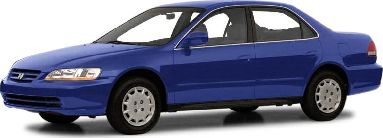 Blue sedan with aerodynamic body and classic design lines
