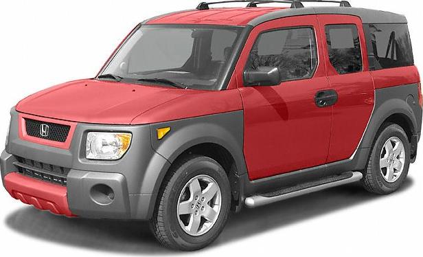 3/4 front-left view, Rallye Red