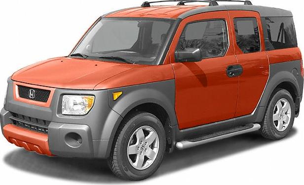 3/4 front-left view, Sunset Orange Pearl