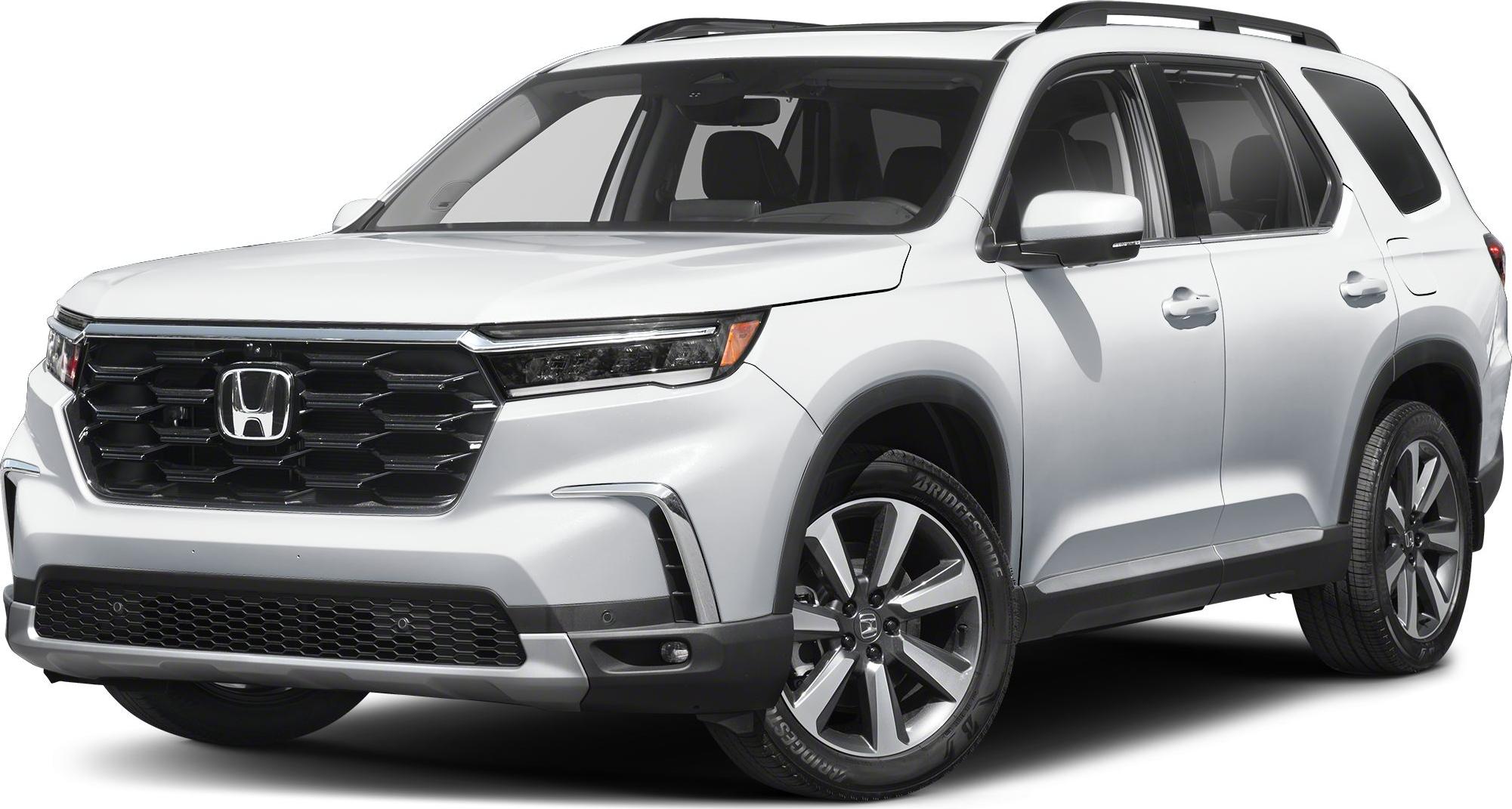 Front grille and LED headlights of a modern large SUV