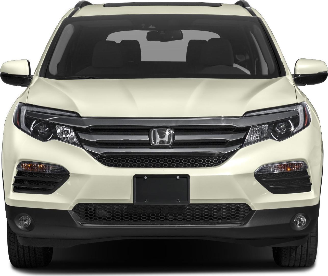 Front view with bold grille and distinct headlight design