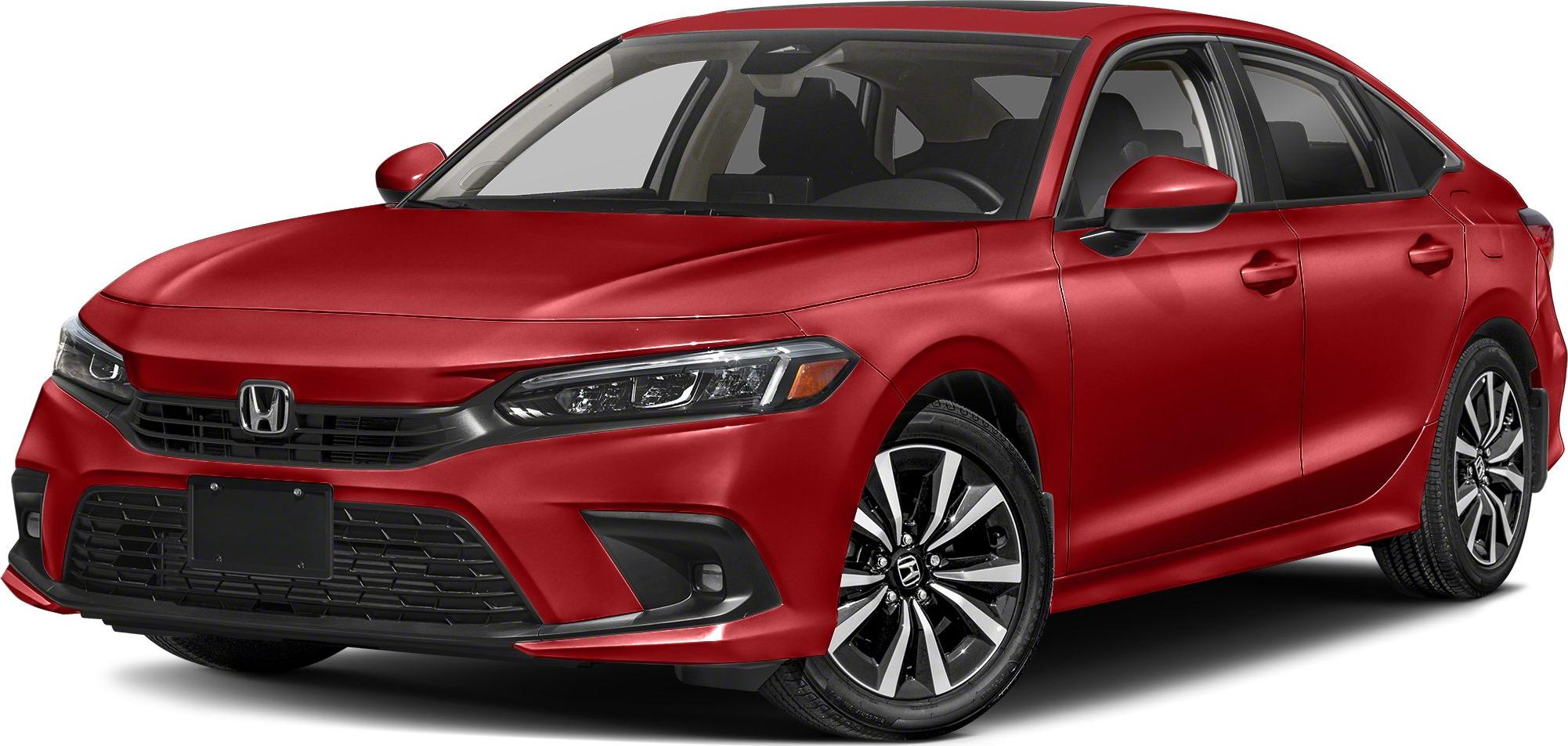 3/4 front-left view, Rallye Red