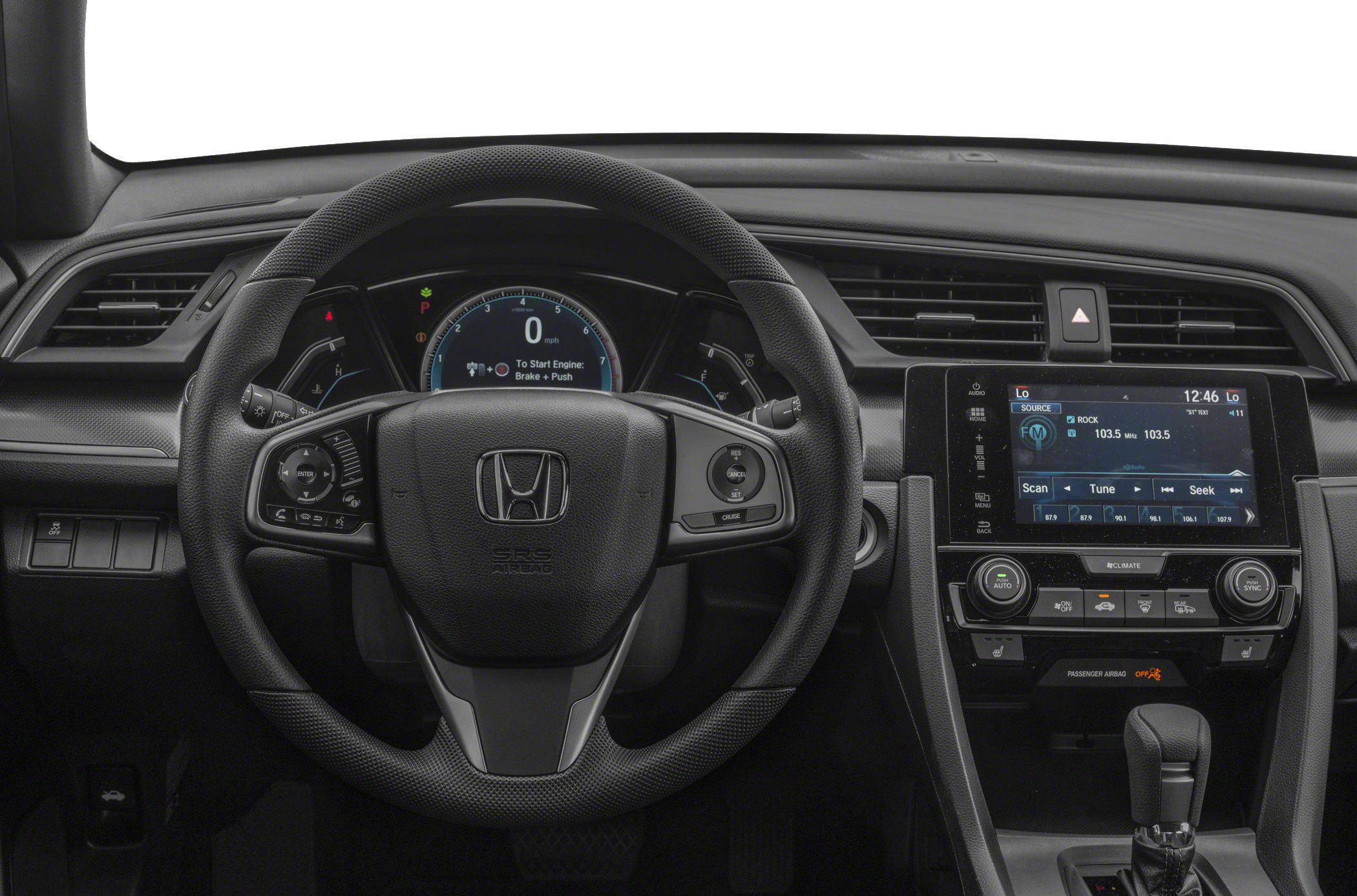 Steering wheel, digital instrument cluster, and multimedia dashboard