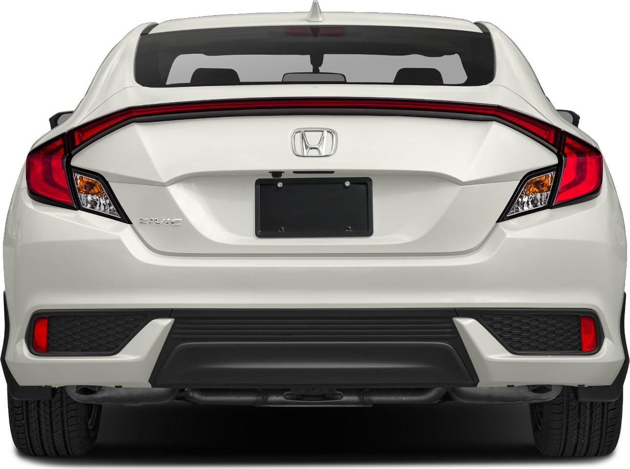 Rear view featuring distinctive tail lights and rear bumper.