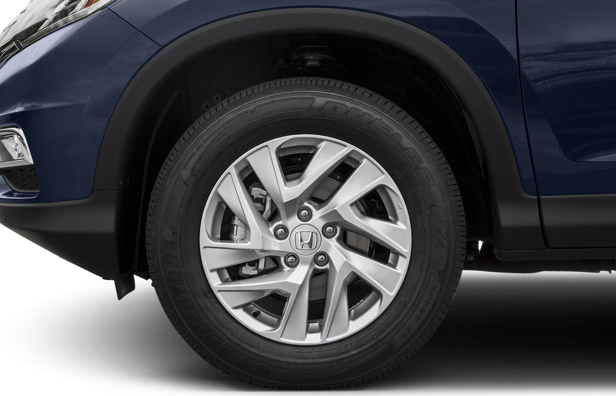 18-inch alloy wheel with Bridgestone tire on front left side
