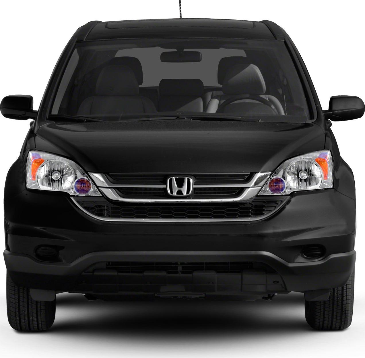 Black SUV front with chrome grille and dual headlights