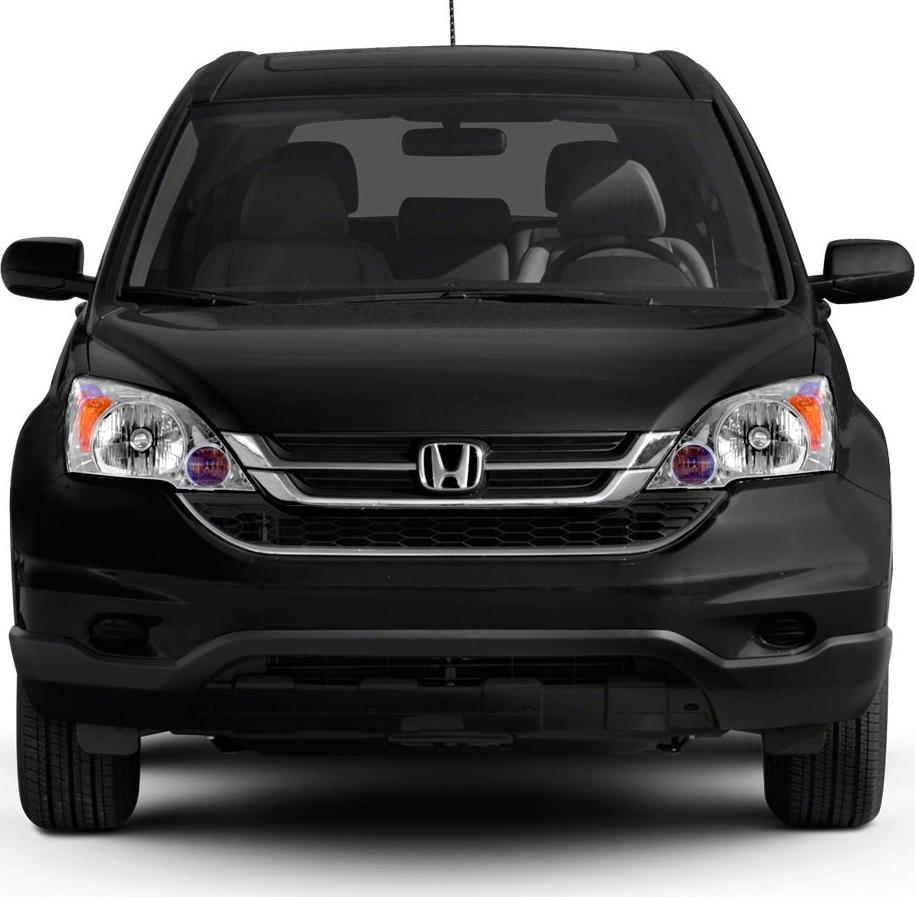Front view with chrome grille and distinctive headlights