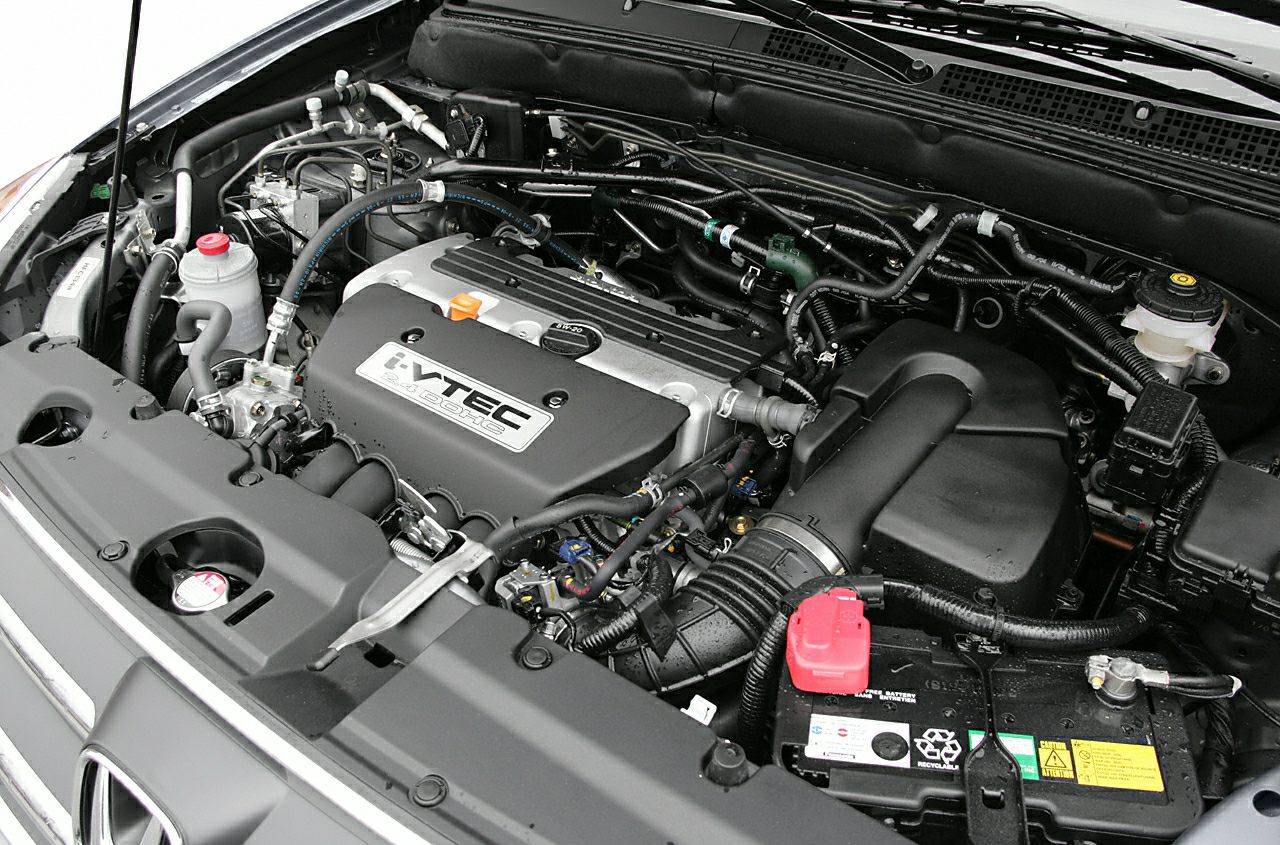 i-VTEC DOHC engine with detailed wiring and components