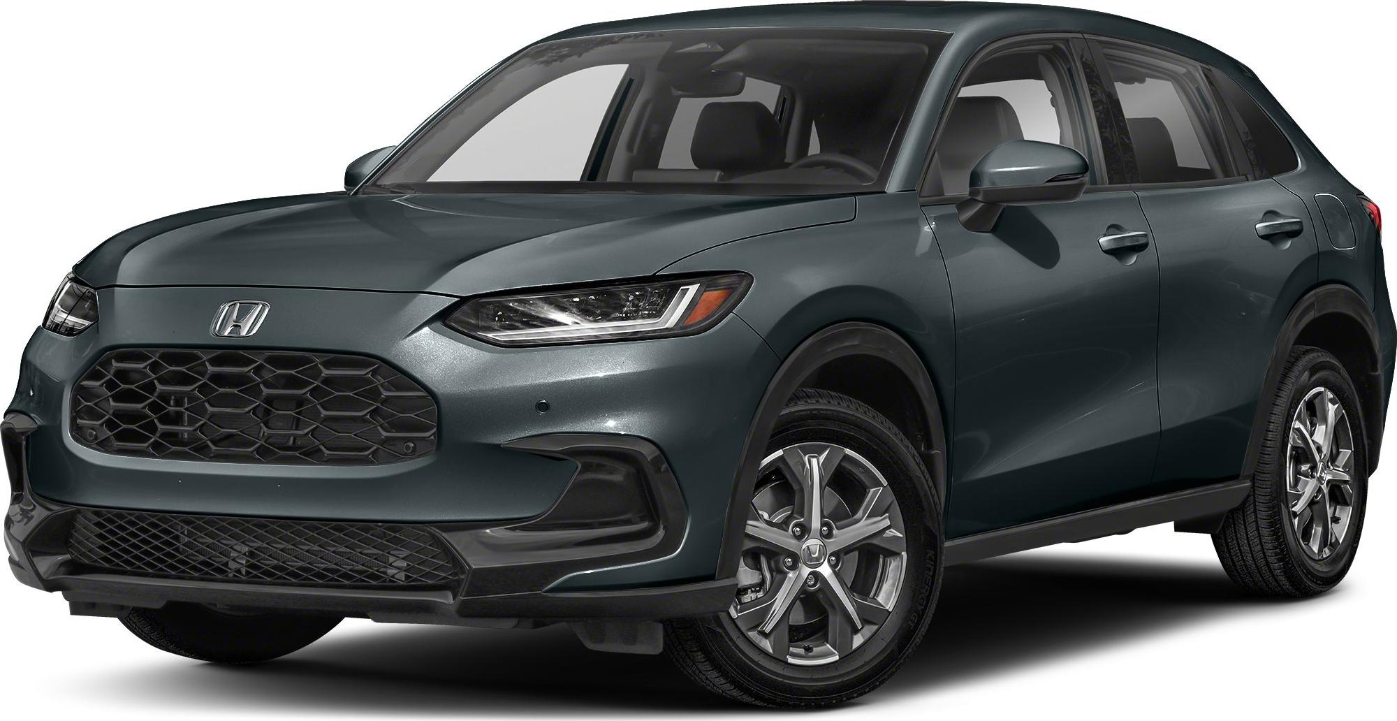 Front angled view with LED headlights and large grille