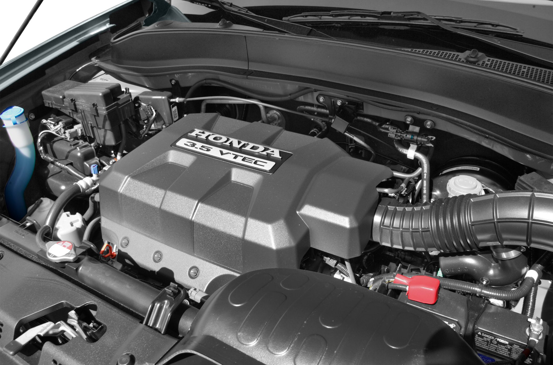 3.5 VTEC engine bay with visible components and layout