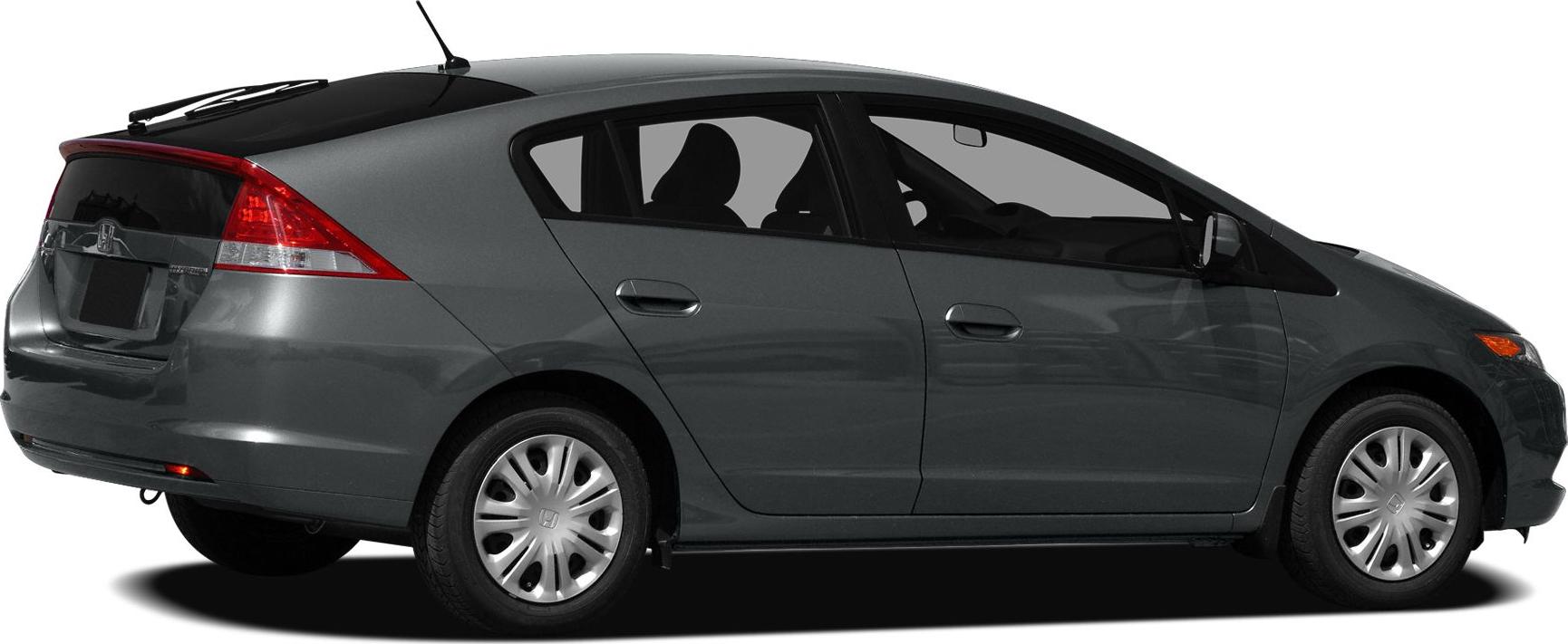 Rear side view of a hybrid hatchback with aerodynamic design and alloy wheels