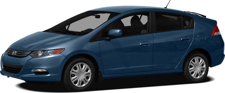 Side profile of a hybrid hatchback with aerodynamic design and compact shape