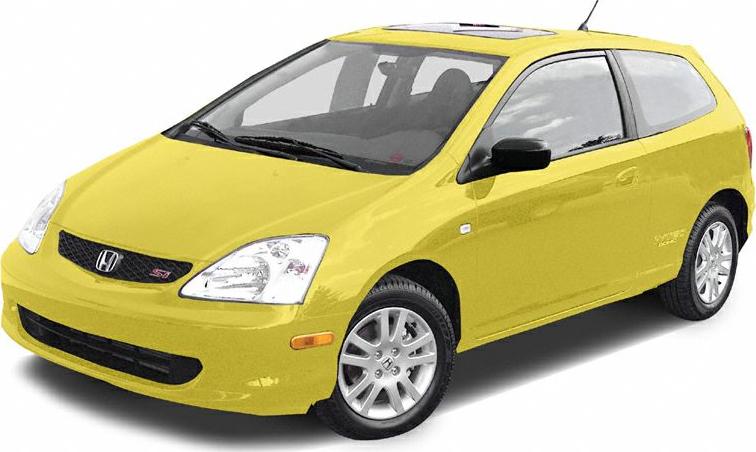 3/4 front-left view, Euro Yellow