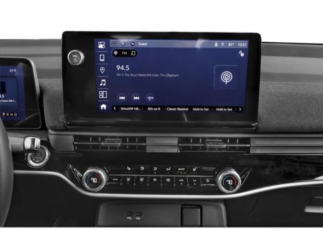 Advanced infotainment touchscreen with dual-zone digital climate control