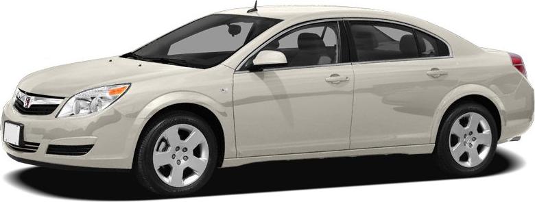 Side profile of mid-size sedan with alloy wheels