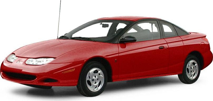 Red 2000 coupe showing front and side profile with alloy wheels