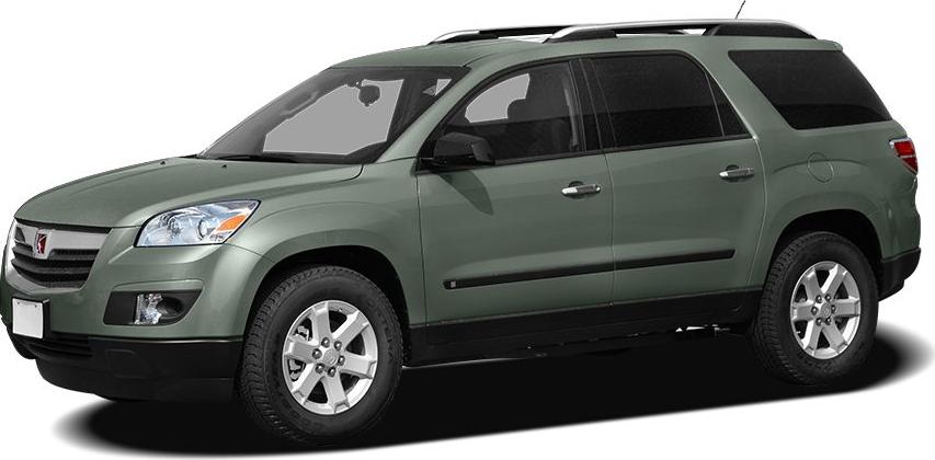 Side profile of green SUV with roof rails and tinted windows