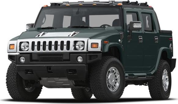 Rugged front grille and off-road pickup truck design