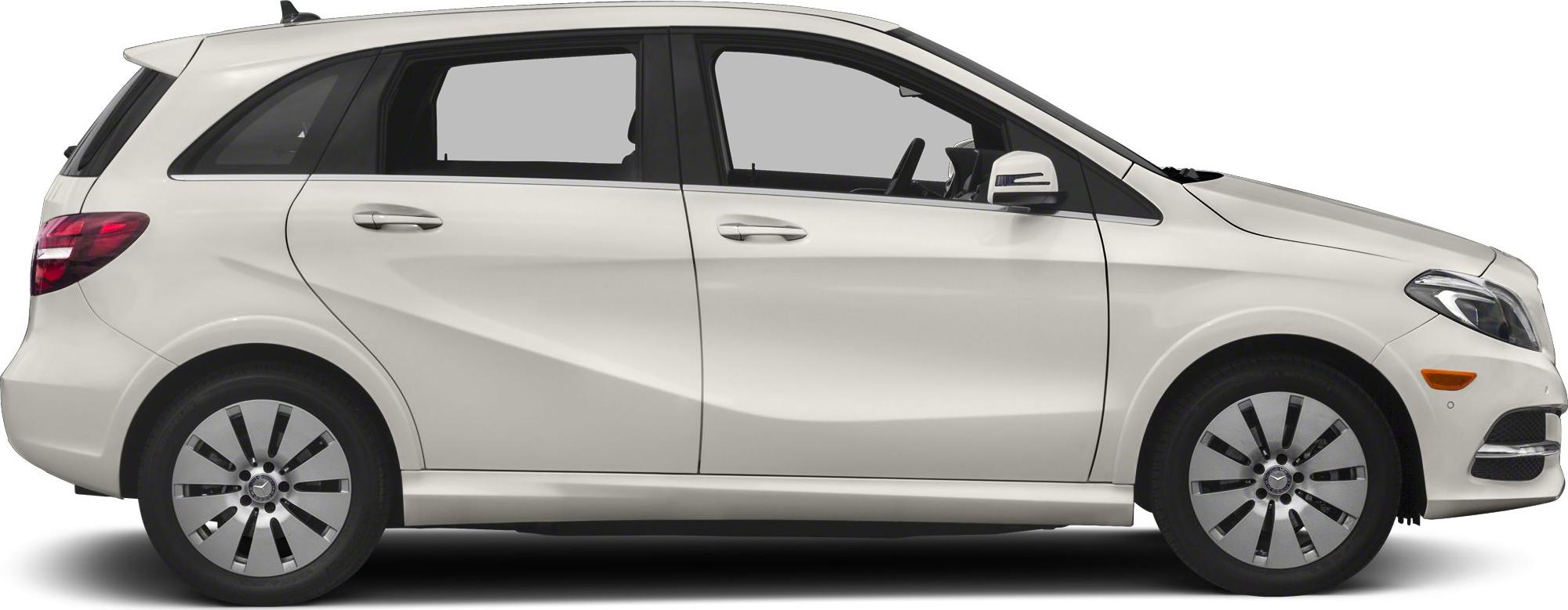 Side profile view with angular body lines and alloy wheels