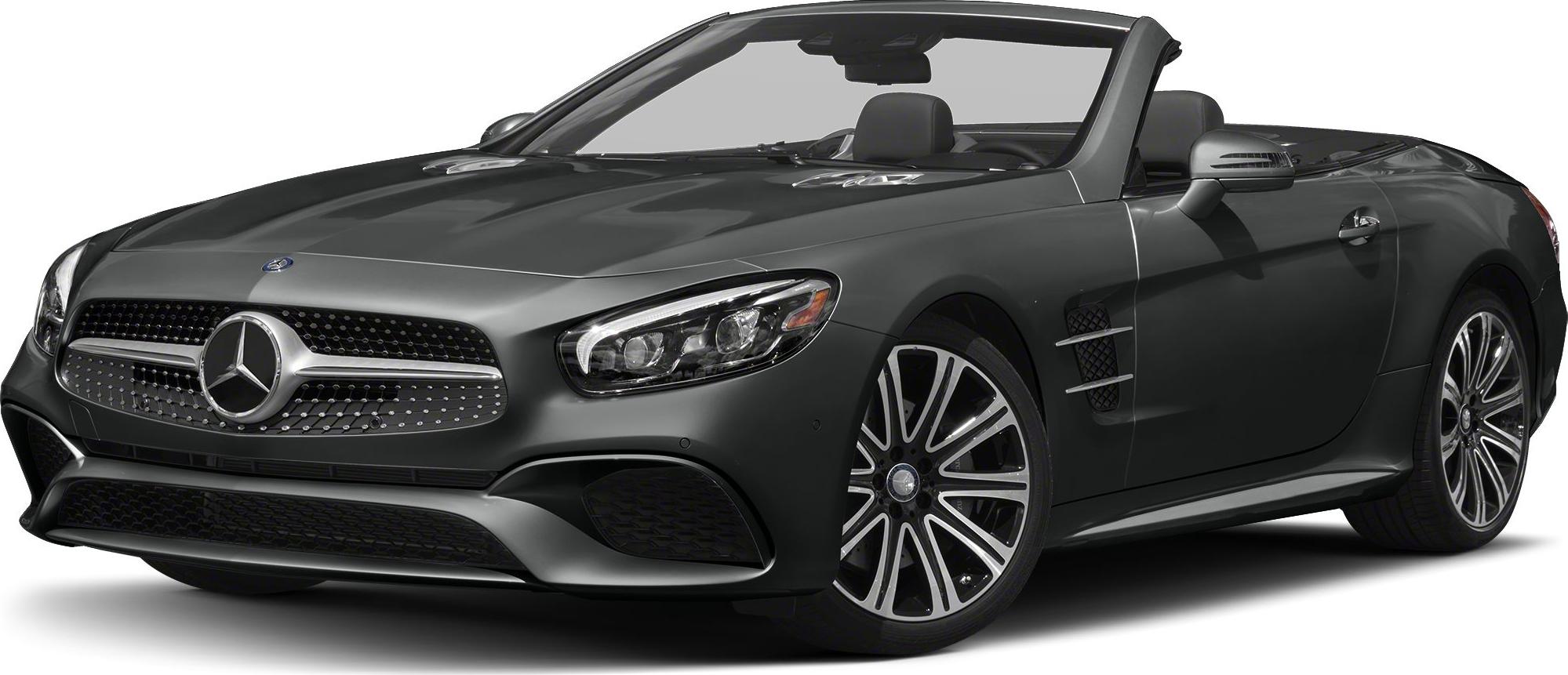 Front view of luxury convertible with diamond grille and large alloy wheels
