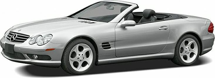 Silver two-door convertible with retractable roof and alloy wheels