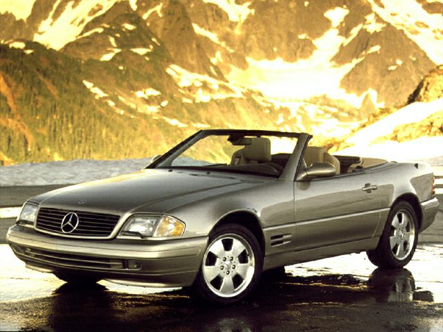 Facelift Mercedes-Benz SL R129 convertible with luxury roadster design