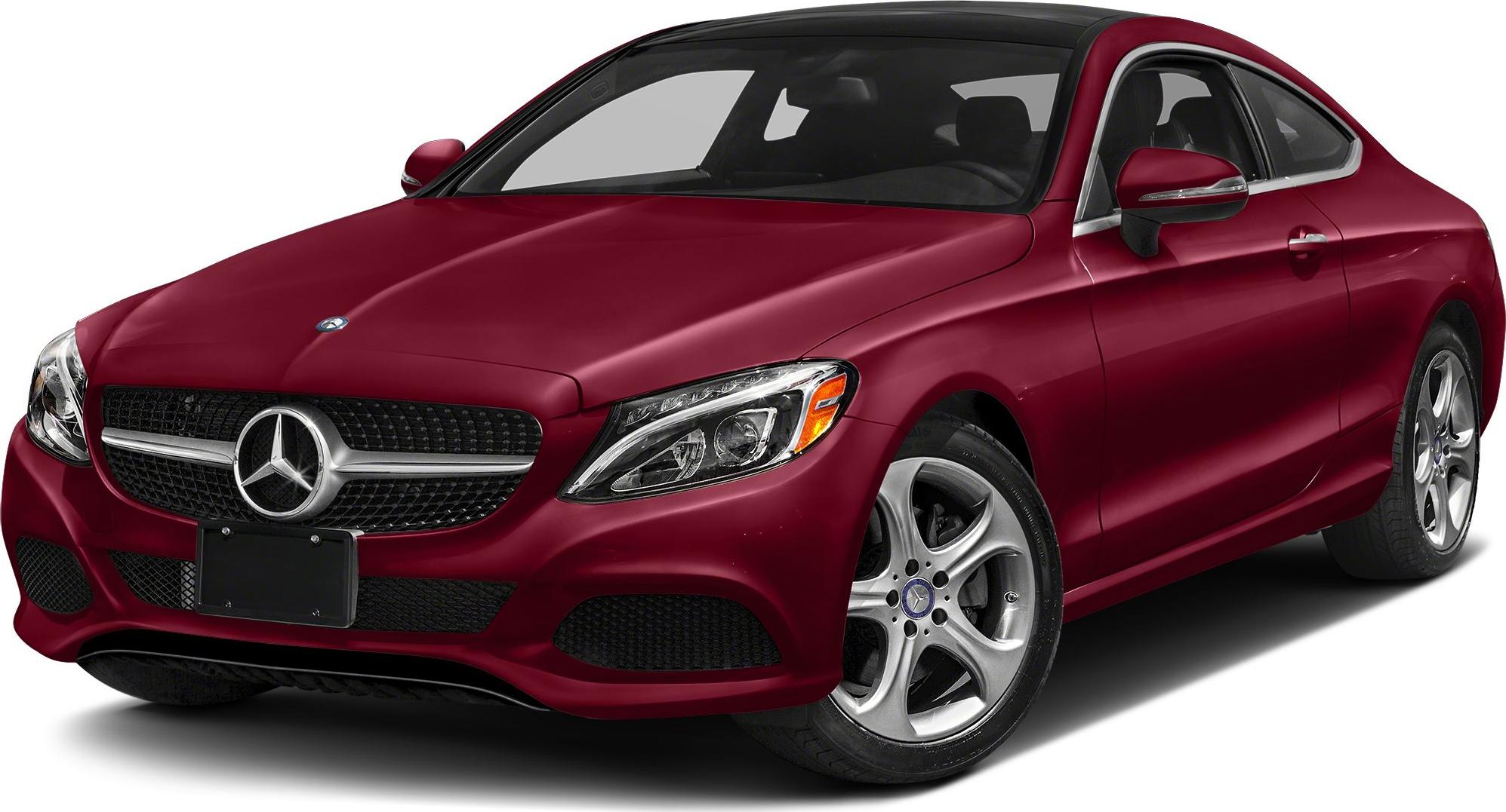 3/4 front-left view, Designo Cardinal Red Metallic