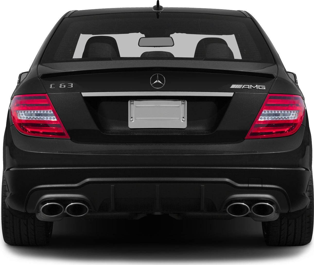 2012 Mercedes-Benz C-class (W204, facelift 2011) Rear View