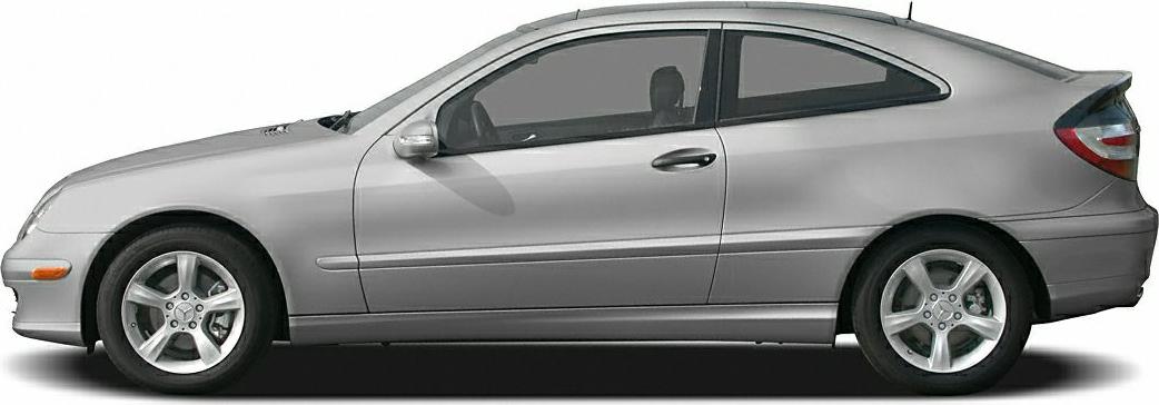 2004 Mercedes-Benz C-class Sport Coupe (CL203, facelift 2004) Side View Left