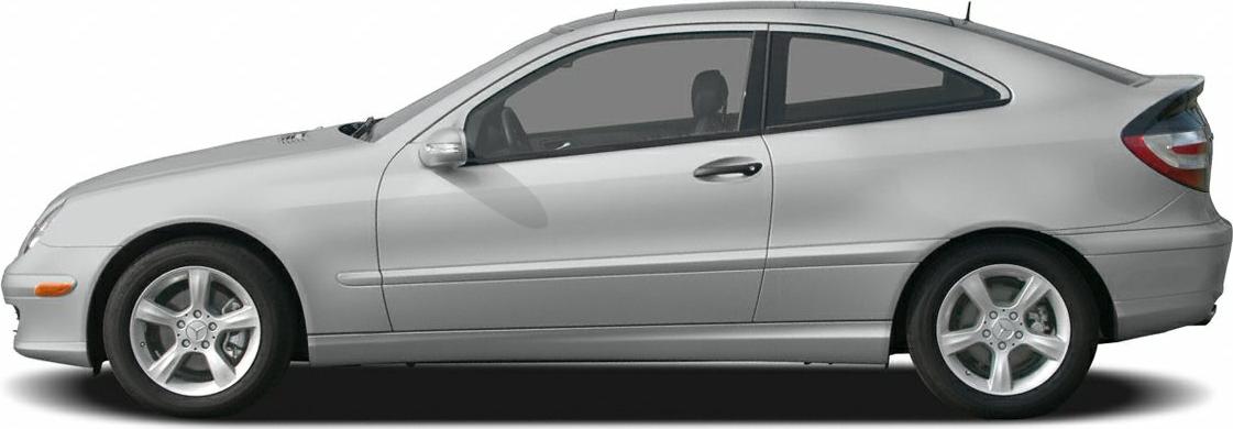 2001 Mercedes-Benz C-class Sport Coupe (CL203) Side View Left
