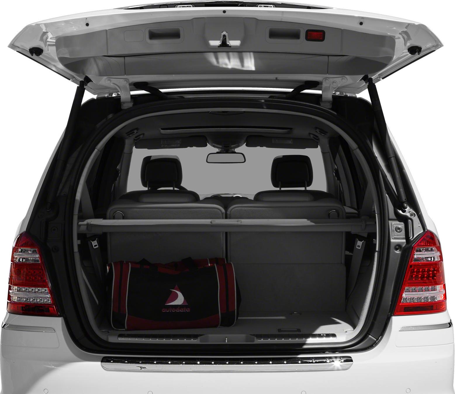 Open trunk view with spacious cargo area and rear seats