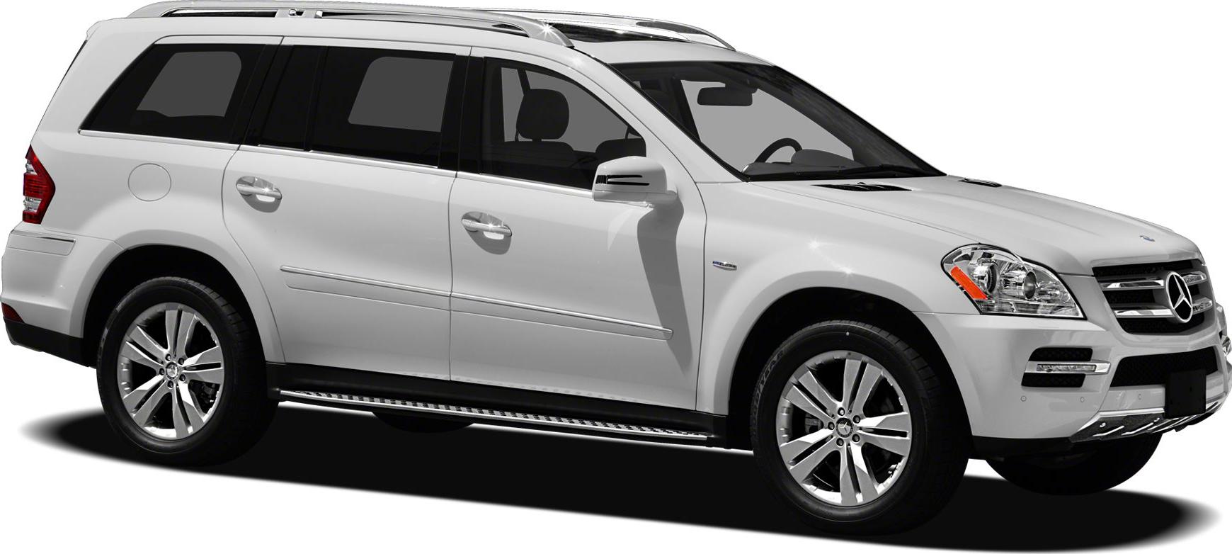 Side profile with front headlights and alloy wheels of luxury SUV