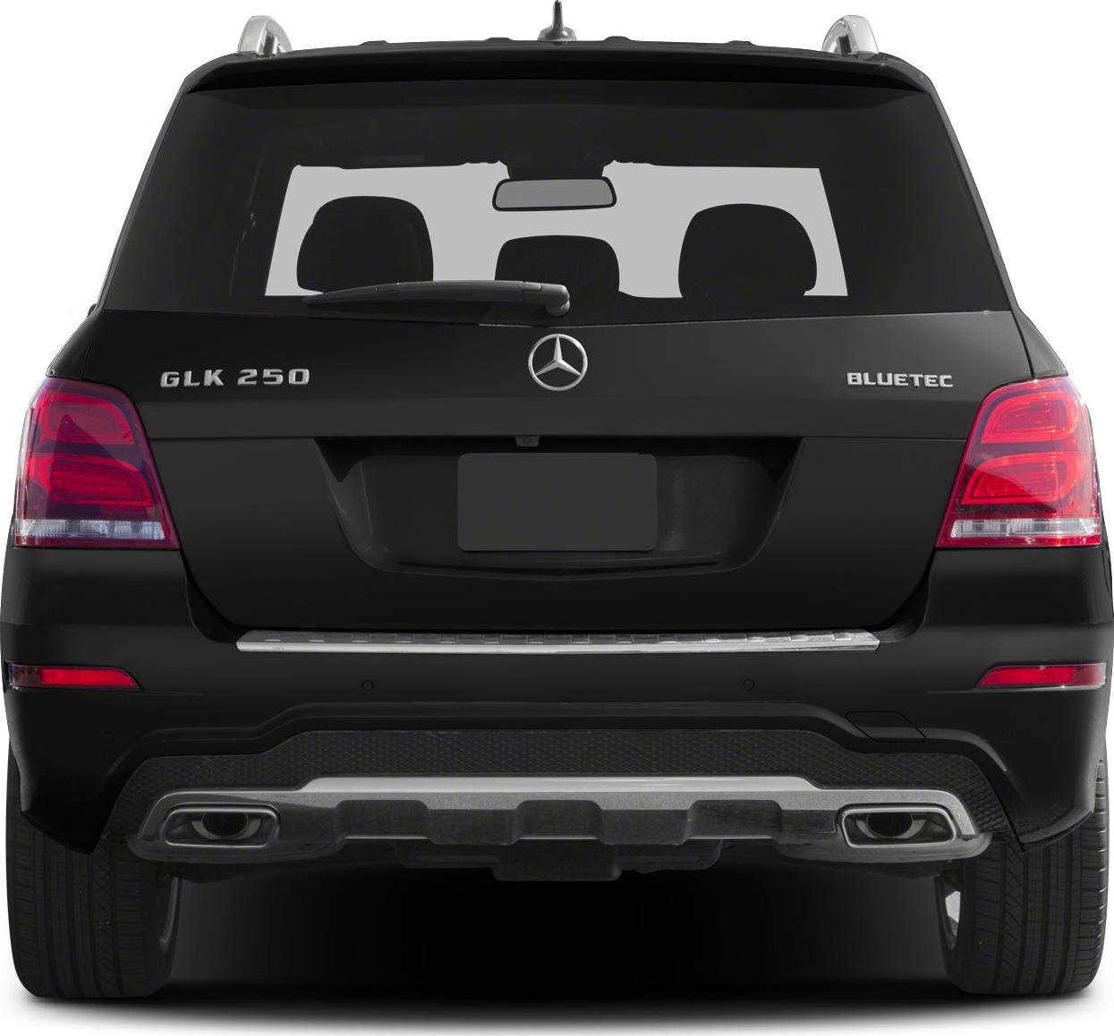 2012 Mercedes-Benz GLK (X204, facelift 2012) Rear View
