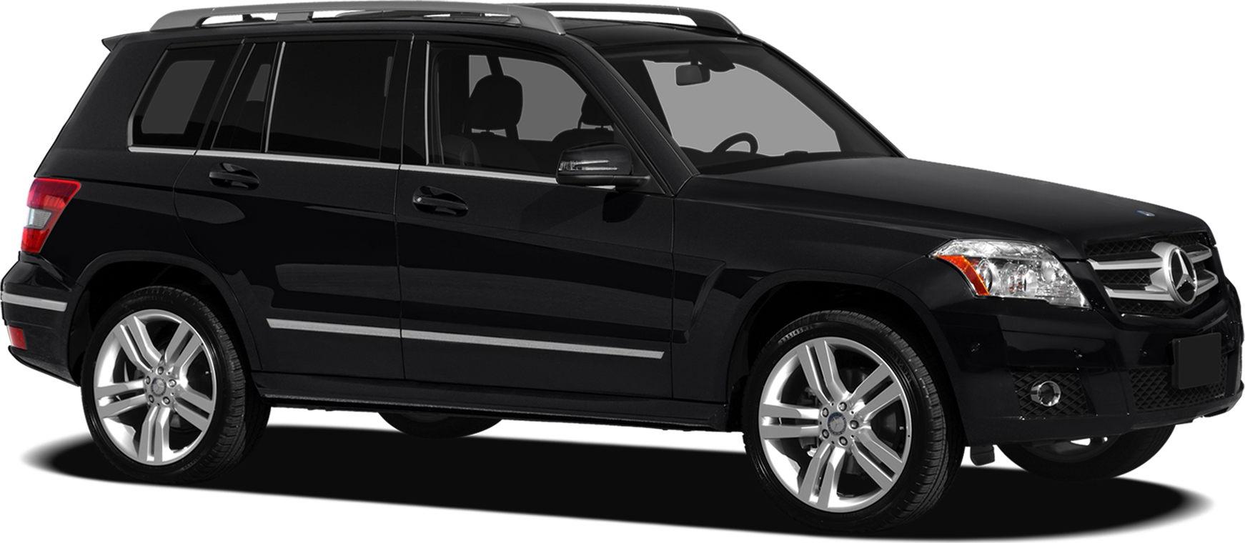 Black SUV side profile with alloy wheels and roof rails