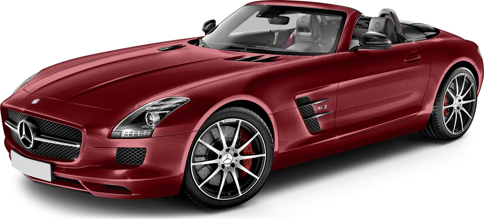 3/4 front-left view, Amg Le Mans Red