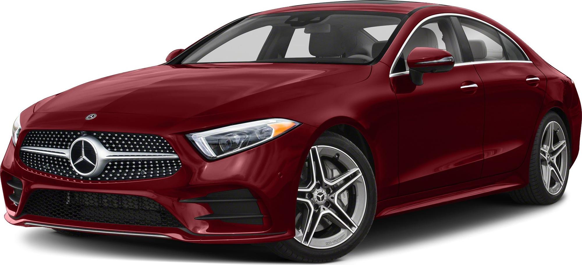 3/4 front-left view, Designo Cardinal Red Metallic