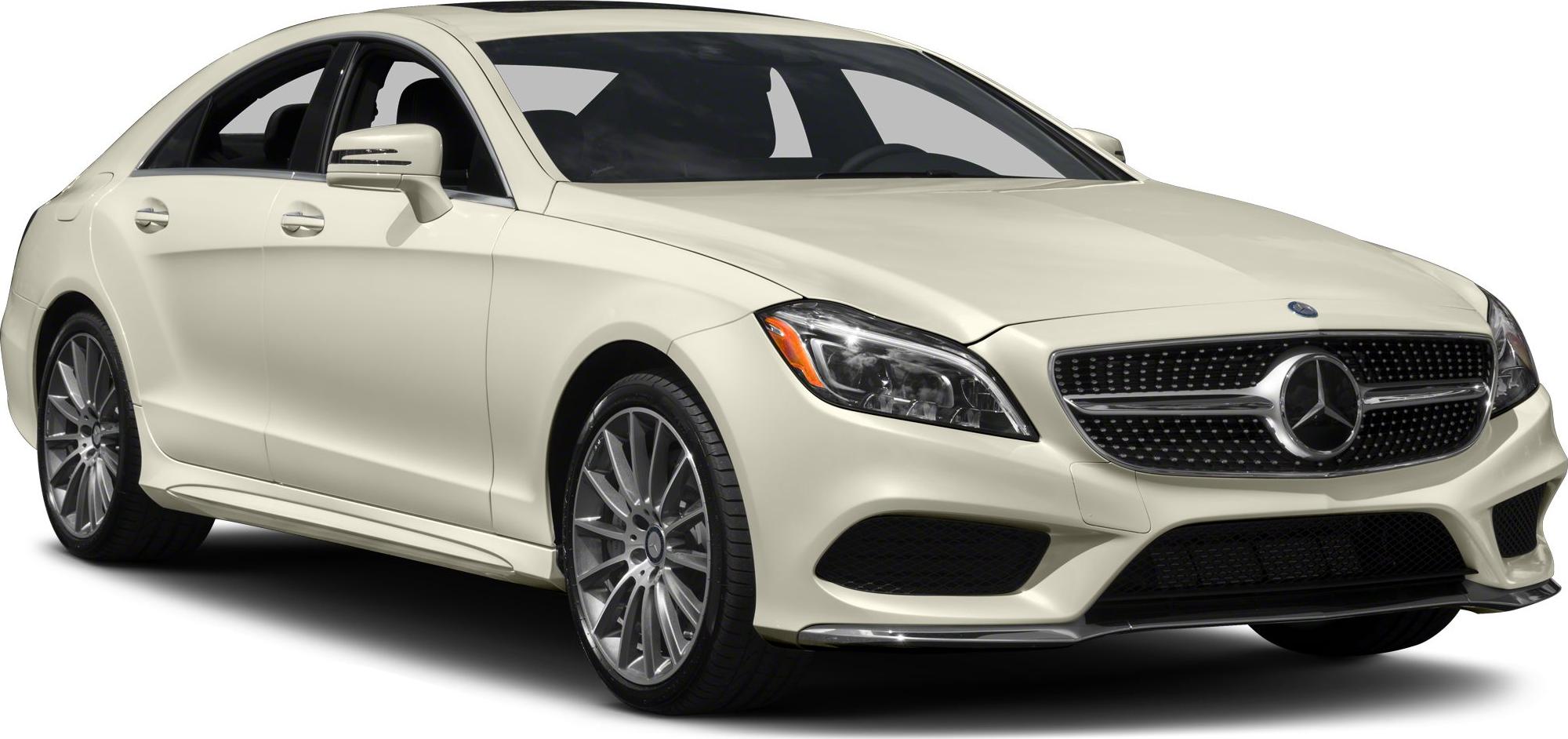 Front grille and side profile of a luxury four-door coupe