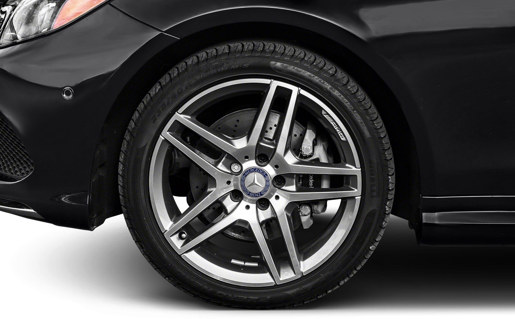 AMG alloy wheel and brake caliper close-up