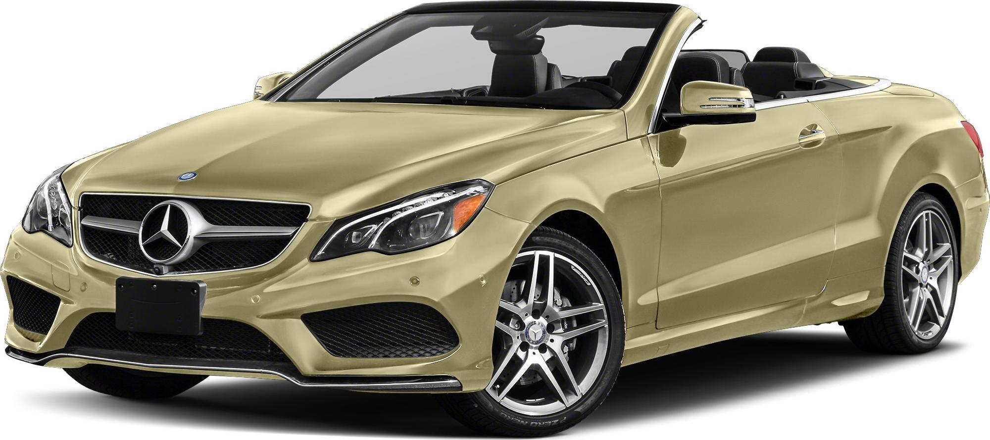 Convertible front angled view with AMG wheels and detailed headlights