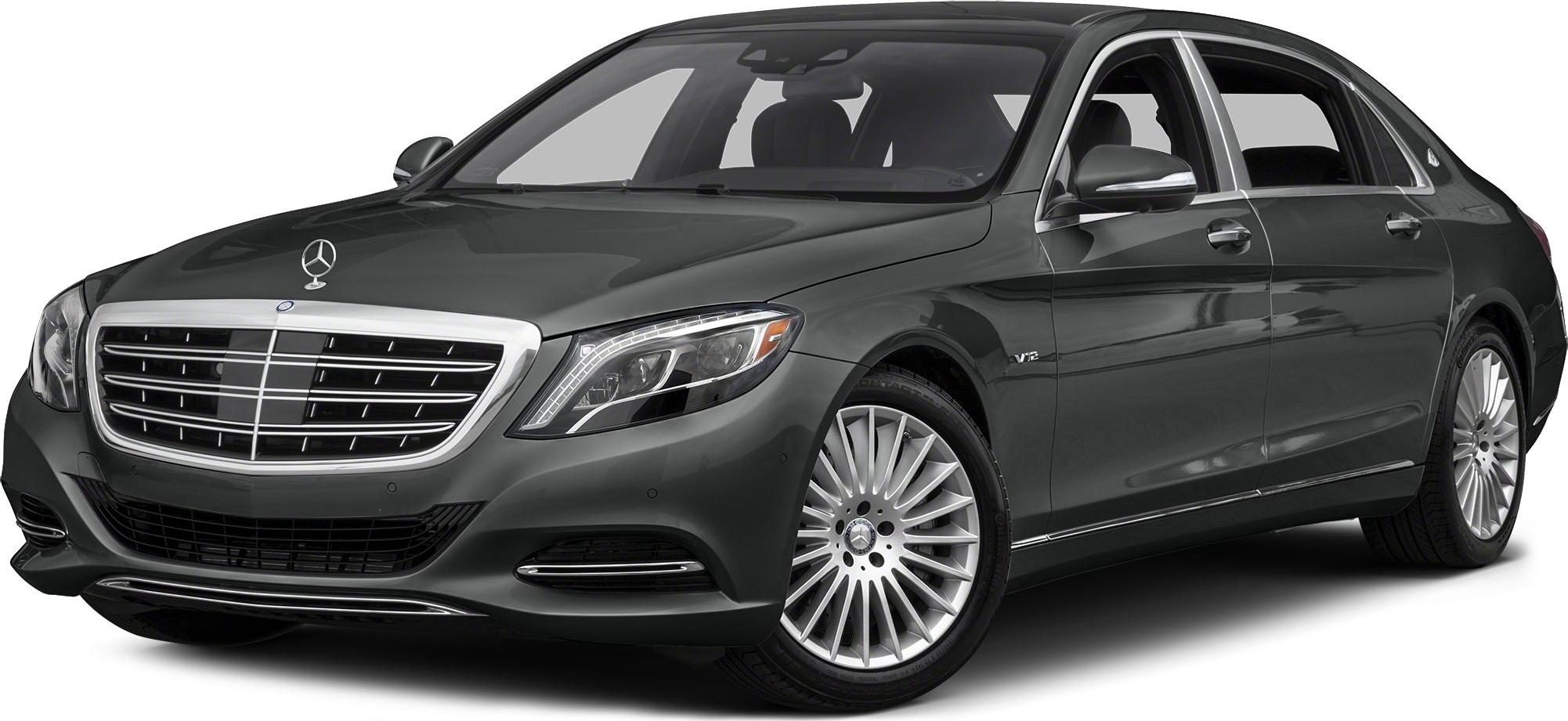 Luxury sedan front angle with grille and LED headlights