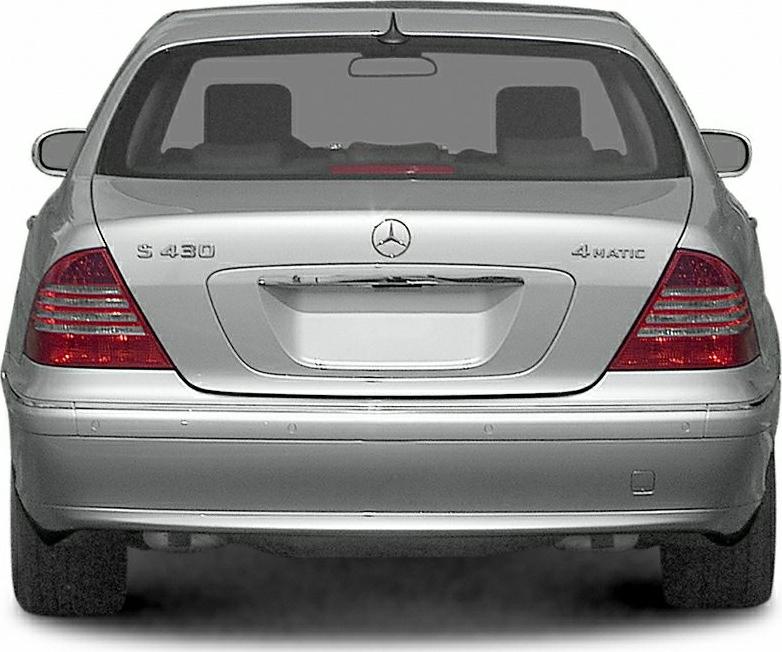 Rear view showing distinctive taillights and model badging