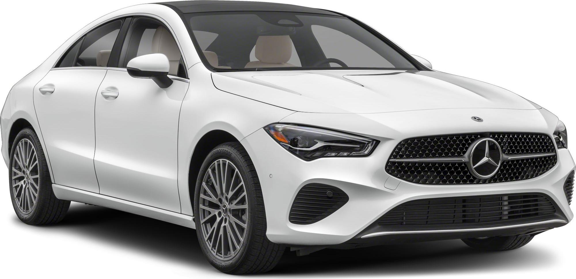 Front view showing sleek grille and modern LED headlights