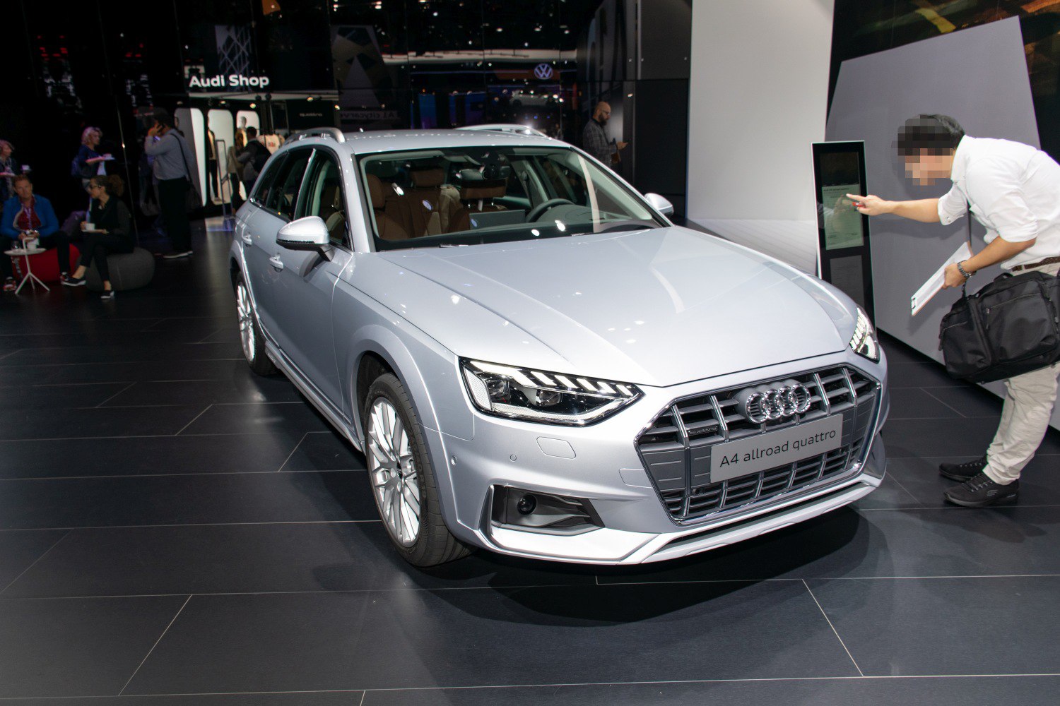 Front view with LED headlights and prominent grille